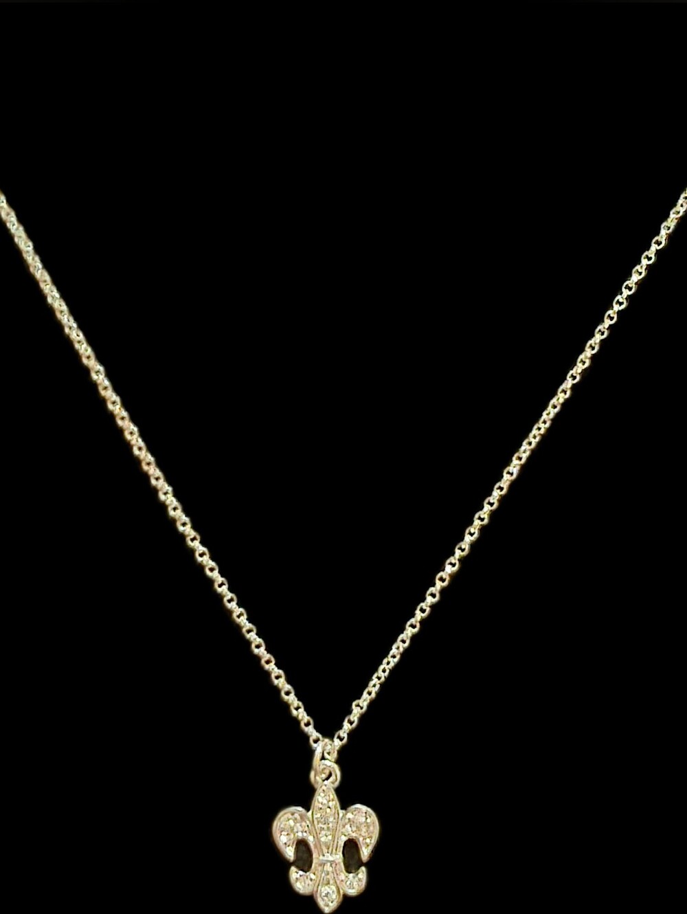 Fleur-de-Lis Pendant Necklace